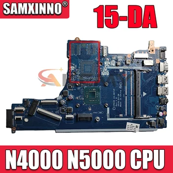 HP 15-DA Laptop Anakart Anakart İle N4000 N5000 CPU DDR4 EPK50 LA-G073P anakart 100 % Tamamen Test Edilmiş
