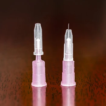 31G 4mm ayarlanabilir küçük iğne tek kullanımlık 31G tıbbi mikro plastik enjeksiyon kozmetik steril iğne cerrahi alet