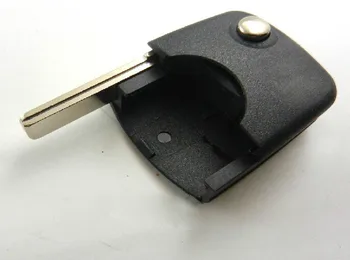 Yedek FOB Anahtar golf sopası kılıfı Boşlukları VW Katlanır Kapak Uzaktan Anahtar Kafa Kabuk (Yuvarlak) Volkswagen için