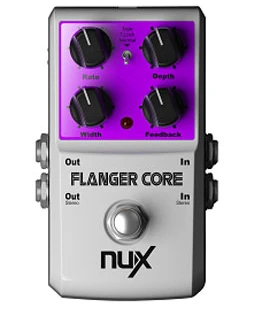 NUX Flanger Çekirdek Stomp Kutuları Çekirdek Serisi Gitar Efekt Pedal Normal ve Bant Flanş Müzik Aletleri