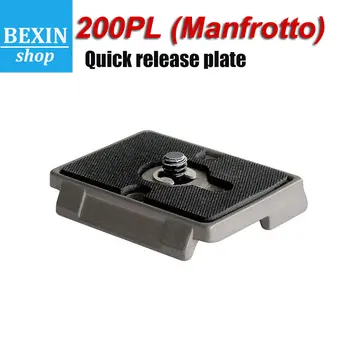 Manfrotto Tutuşunu Plaka ile Özel Adaptörü (200PL) Manfrotto için 323 460 MG, 468RC, 486RC2 dslr kamera tripodu Topu kafa