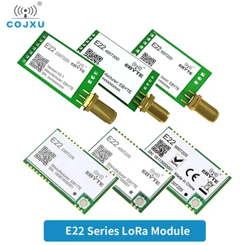 SX1262 SX1268 LoRa Modülü COJXU E22 Serisi SMD DIP 433 MHz 915 MHz 868 MHz 22dBm 30dBm IPEX/Damga Delik SMA-K Kablosuz Modülü
