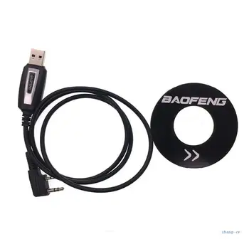Su geçirmez USB Programlama Kablosu withDriver Firmware UV5R/888s Walkie Talkie K Konnektör Tel