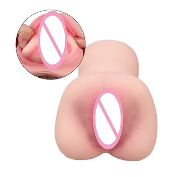 Erkekler için seksi Kedi Silikon Gerçek Vajina Anal Simülasyon Tasarım Erkek mastürbasyon kupası Cep Pussy Erkek Masturbator Seks Ürün