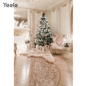 Yeele Noel Zemin Oturma Odası İç Kraliyet Kış Fotoğraf Arka Plan Photozone Vinil Photophones Fotoğraf Çekimi İçin