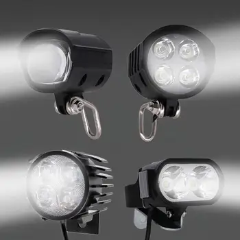 Bisiklet LED el feneri Süper Parlak Katlanır Elektrikli Spot Su Geçirmez Dahili Loud Horn Sürüş Güvenliği Ekipmanları