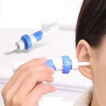 Kulak Balmumu Temizleme Kiti Kulak Temizleyici Taşınabilir Otomatik Elektrikli Vakum Kulak Balmumu Kulak Kirini Sökücü Kulak Temizleme çubuğu alet takımı