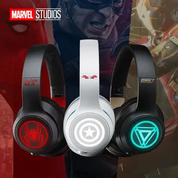 Marvel Demir Adam HİFİ Stereo kablosuz kulaklıklar Bluetooth Kulaklık 5.0 Katlanabilir Kulaklık Spor Kulaklık Oyun bluetooth kulaklıklar