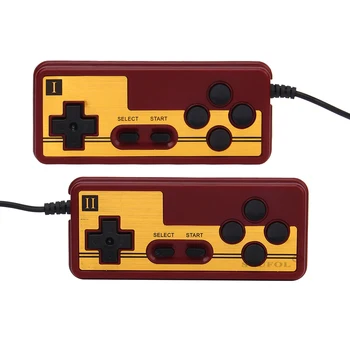 Dropshipping Klasik Kablolu 9 Pin Oyun Denetleyicisi Konsol Oyun TV Oynatıcı Gamepad Joystick Oyun Kolu Famicom