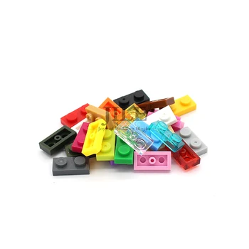 Moc Fayans Plaka 1x2 3023 Kısa Parça DIY Yaratıcı Enlighten Temelleri Buildong Blokları Tuğla ile Uyumlu Toplar Parçacıklar