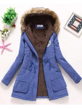FTLZZ Yeni Kışlık Mont Kadın Pamuklu İnce Ceket Termal Sıcak Parkas Yorgan Palto Panço Jaqueta Casacos Feminina