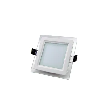 Ücretsiz Kargo 6 w LED Ultrathin cam Panel ışık kare mutfak tavan ışık YENI