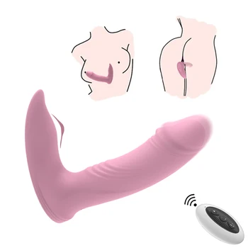 Uzaktan Kumanda Giyilebilir Vibratör Yapay Penis Kadınlar için g-spot Klitoris Görünmez Kelebek Külot Titreşimli Yumurta Seks Oyuncakları Yetişkin için 18