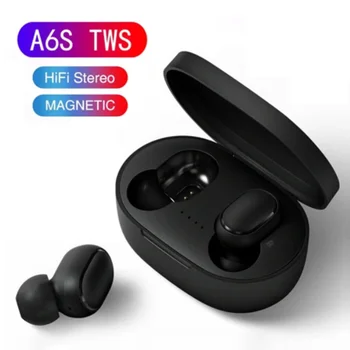 TWS Bluetooth Kulaklıklar Kablosuz 5.0 Kulaklık spor Kulaklık Kulaklık HD Çağrı Şarj kutusu İle Kulaklık tüm akıllı telefonlar İçin