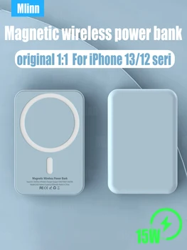 Manyetik Kablosuz Güç Bankası 5000mAh Orijinal 1: 1 Pil Paketi Mag Powerbank iphone İçin Güvenli 13 12 Pro Max Airpods 11 XS XR