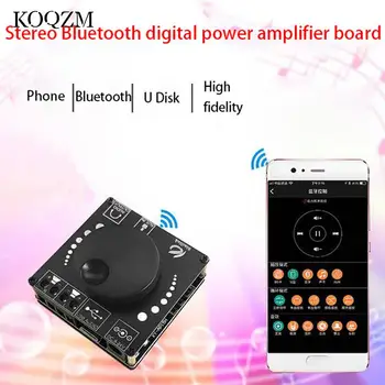 20W + 20W Bluetooth Uyumlu Dijital XY-AP15H Ses güç amplifikatörü Sınıf 10W~200W HıFı Stereo USB / AUX Ses Kartı App AMP