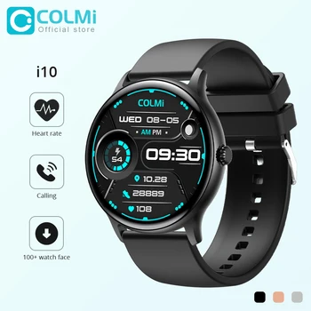 COLMI ı10 Bluetooth Çağrı akıllı saat Erkekler ve Kadınlar için, Spor Smartwatch, HD Ekran, Kalp Hızı ve Uyku Tracker, Spor