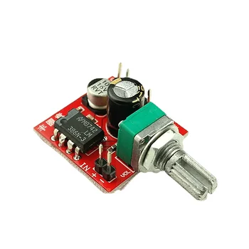 SOTAMIA LM386 güç amplifikatörü Ses Kartı Mono ses amplifikatörü 0.5 W Mini Amplificador Hoparlör Ev Ses Sineması DIY