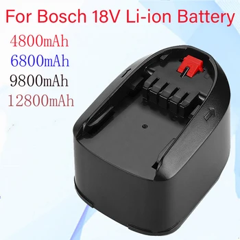 18V 12800mAh li-ion pil için Bosch 18V PBA PSB PSR PST Bosch Ev ve Bahçe Aletleri (sadece C Tipi) AL1830CV AL1810CV AL1815CV