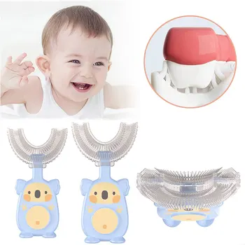 Bebek Diş Fırçası çocuk Diş Ağız Bakımı Temizleme Fırçası Yumuşak Silikon Dişlikleri Bebek Diş Fırçası Yeni Doğan bebek nesneleri 2-12 Yıl
