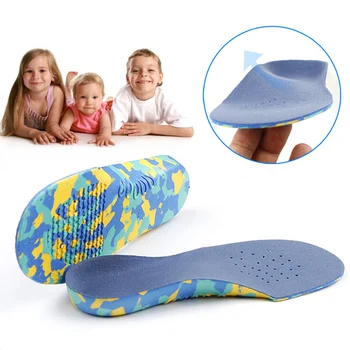 Çocuk Çocuk EVA Ortopedik çocuk tabanlığı Ayakkabı düz ayak kavisi Desteği Ortez Pedleri Düzeltme Ayak Bakımı