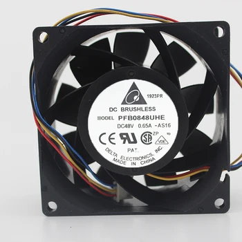 Orijinal PFB0848UHE 8 CM 80 * 38mm 48 V 0.65 A 4-wire pwm gale hacmi çift bilyalı soğutma fanı