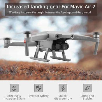 Hızlı Bırakma iniş takımı Kitleri Mavic Hava 2/2S Drone Yükseklik Uzatıcı Uzun Bacak Ayak Koruyucu Standı Gimbal Guard Aksesuarları