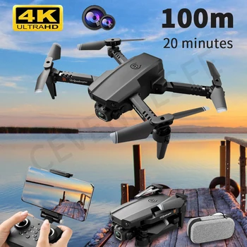 2022 Yeni Mini Drone XT6 4K 1080P HD Kamera WiFi Fpv Hava Basıncı İrtifa Tutun Katlanabilir Quadcopter RC Drone çocuk oyuncağı Hediye VS E520