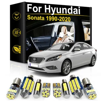 Araç LED İç İşık Hyundai Sonata İçin DN8 LF YF NF EF Y2 Y3 2009 2011 2015 2017 2018 2021 Aksesuarları Canbus Kapalı Lamba