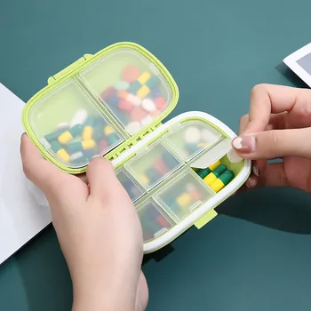 Yeni Şeker Hap Durumda Konteyner Tıp Takı saklama kutusu için İlaç Tablet Dağıtıcı İlaç Küçük Pillbox Organizatör