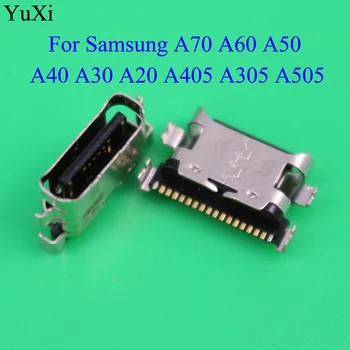 Samsung Galaxy A70 A60 A50 A40 A30 A20 A405 A305 A505 mikro USB Konektörü jak soketi Dock şarj portu Şarj Onarım Bölümü