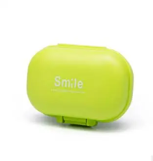 4 Renk Bölmesi Seyahat Hap Kutusu Organizatör Tablet İlaç Depolama Dağıtıcı Kutusu Tutucu Splitter Konteyner Pillbox 1 ADET