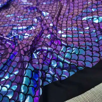 Cosplay Dans Holografik Kumaş Sıkı Parlak Lazer Kostüm Tilda Bebek Doku DIY Sahne Elbise