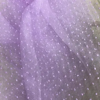 4 Yard Güzel Cam İplik İsviçre Akın Noktaları dantel Kumaş tül Gelin Peçe Akşam Elbise Fotoğraf DIY Dikiş Bebek Elbise