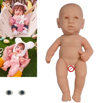 Mini Bebe Reborn Bebek Kiti Saskıa DIY 12 İnç 30 cm Tam Vinil Vücut Yumuşak Dokunmatik Gerçekçi Demonte Boş Kalıpları Oyuncak Kızlar İçin