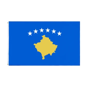 FLAGHUB 60X90 90X150cm Kosova Bayrağı Dekorasyon İçin