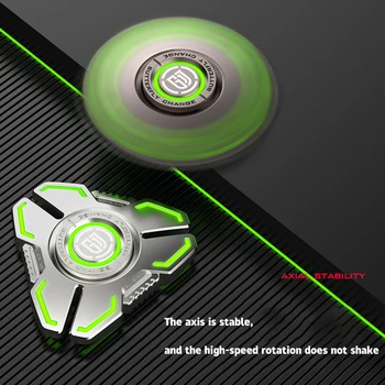 Metal Alaşım aydınlık Fidget Spinners El Spinner Dilsiz Rulman R188 Noctilucent Kıdemli Gyro Stres giderici Oyuncak Yetişkin Hediyeler İçin