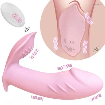 Giyilebilir Kelebek Yapay Penis Vibratör G Noktası Seks Oyuncakları Kadınlar için 10 Hızları Klitoris Stimülatörü Uzaktan Kumanda Külot Titreşimli