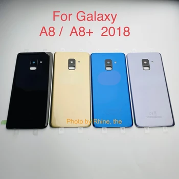 SAMSUNG Galaxy A8 A530 A530F A8 artı A730 Arka Cam Pil Kapağı Arka Kapı Konut SAMSUNG kılıfı A8 2018 Arka Cam Kapak