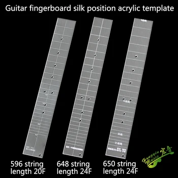 Gitar klavye ipek pozisyon akrilik şablon 650 dize uzunluğu sınıf hattı üretim bakım araçları aksesuarları