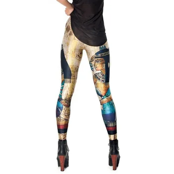 YSDNCHI Seksi Pantolon Kadın 3D Dijital Baskı Leggins Esneklik İnce Spor Tayt Karikatür Kadın Giyim Sonbahar