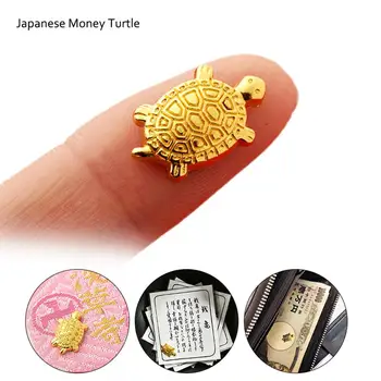 Japon Para Kaplumbağa Asakusa Tapınak Küçük Altın Kaplumbağa Koruma Dua Şanslı Servet Ev Dekorasyon Şanslı Hediye