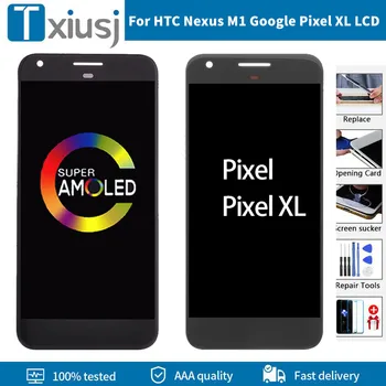 Orijinal HTC Nexus M1 Google Piksel XL lcd ekran dokunmatik ekranlı sayısallaştırıcı grup Nexus S1 Google Piksel Ekran Değiştirme