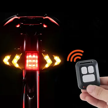 Bisiklet Arka Lambası Akıllı Bisiklet Kablosuz Uzaktan Dönüş sinyal ışıkları Bisiklet LED Arka Lambası Kolay Kurulum Kişisel Bisiklet Parçaları