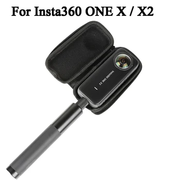 ıçin Insta360 ONE X X2 Mini PU Koruyucu saklama kutusu Çanta Kutusu Dağı Insta 360 Panoramik Kamera Taşınabilir Aksesuarları