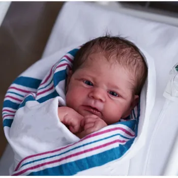 Orijinal İlyas Reborn Kitleri Bebek 17 İnç Yeni Yüz Gerçekçi DIY Bitmemiş Vinil Silikon Bebek Parçaları Yeniden Doğmuş Bebek Toplamak