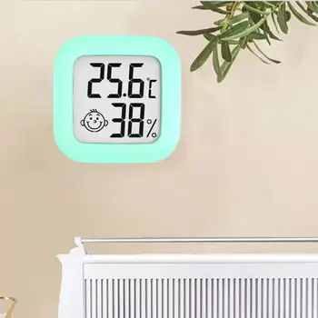 Mini Kapalı Termometre Lcd Dijital Sıcaklık Odası Kapalı Ev Nem Ölçer Termometre Sensörü Araçları Higrometre Ölçer D8a2