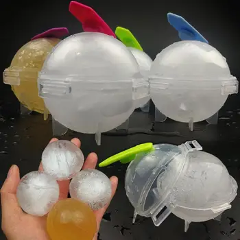 5cm Büyük Top Buz Kalıpları Ev Bar Parti Kokteyl Kullanımı Küre Yuvarlak Top Buz Küpü Makineleri Mutfak DIY Dondurma Kalıpları