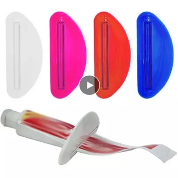 Diş macunu Dağıtıcı Plastik Tüp Sıkacağı Tutucu Haddeleme Banyo Özü Ev Ürünleri Taşınabilir Banyo Aracı Eller Serbest