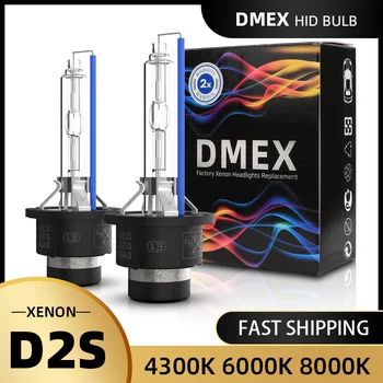 DMEX Yükseltilmiş OEM 12 V 85 V D2S Xenon HID kafa lambası ampulleri 4300 K 5500 K 6000 K 8000 K 66240 85122 Far P32d - 2 Yedek